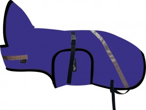 Zimní vesta JEDNOBAREVNÁ - Zimní vesty pro psy - Jednobarevné s černým lemem